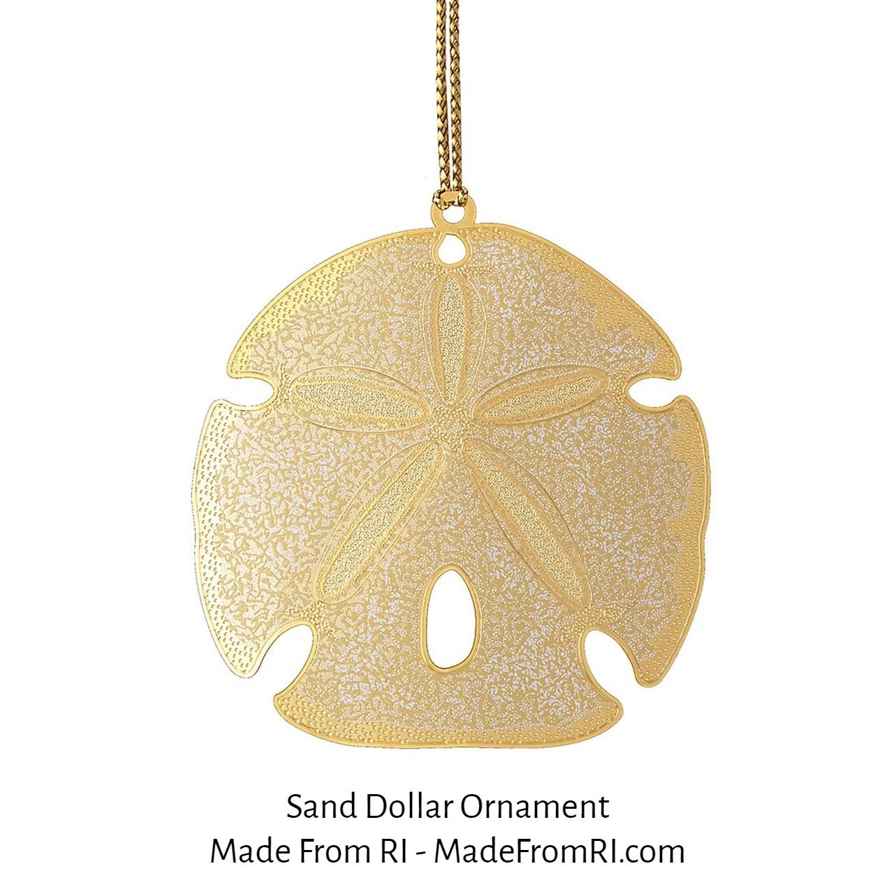 Made From RI Sand Dollar Ornament