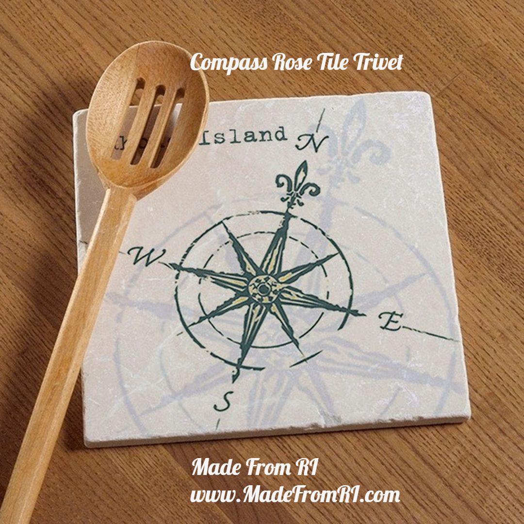 Compass Rose Tile Trivet