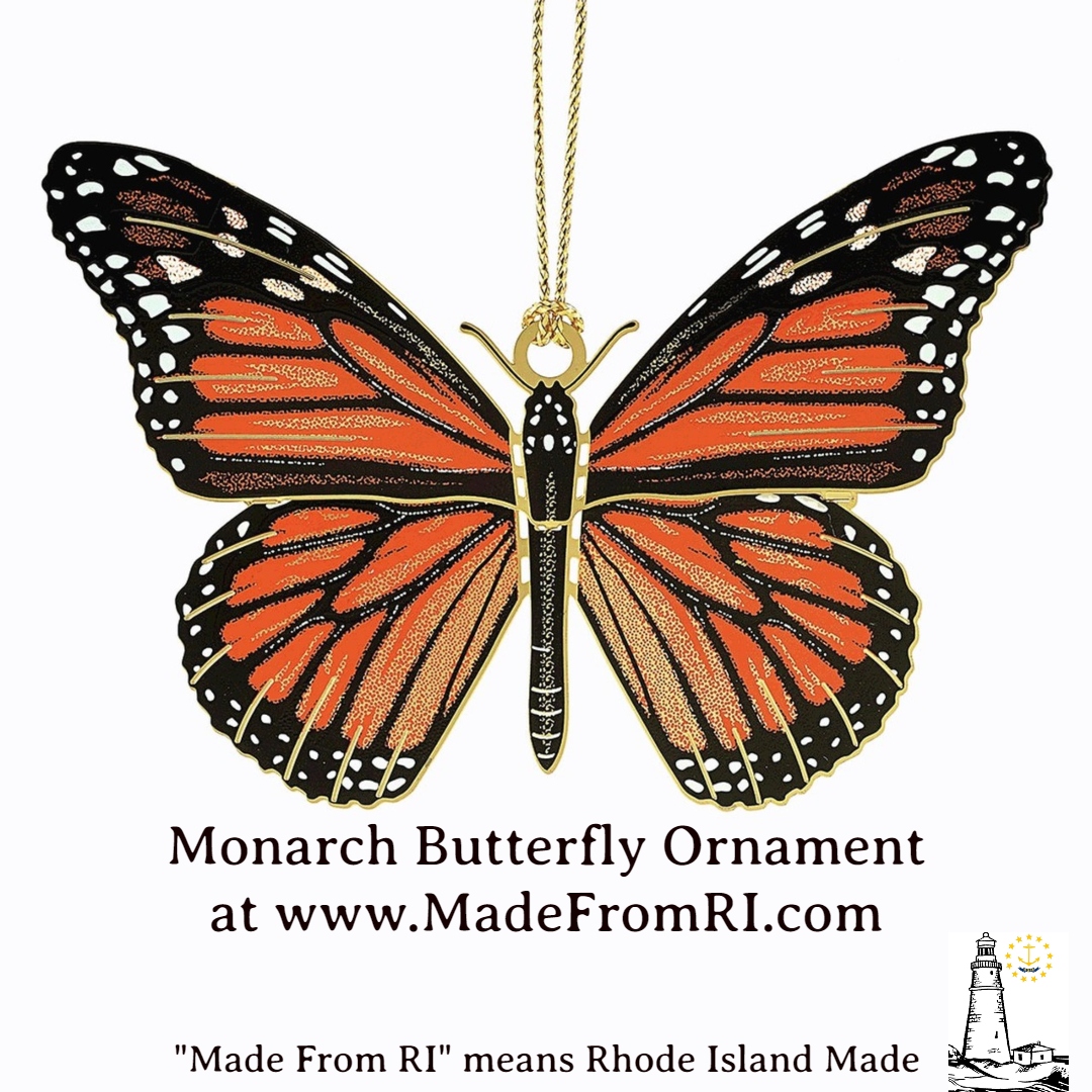 Made From RI Monarch Butterfly Ornament