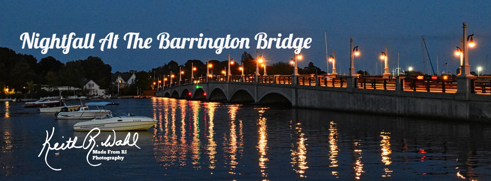 Nightfall at the Barrington Bridge