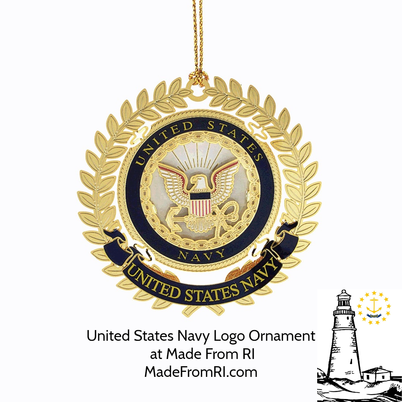US Navy Logo Ornament