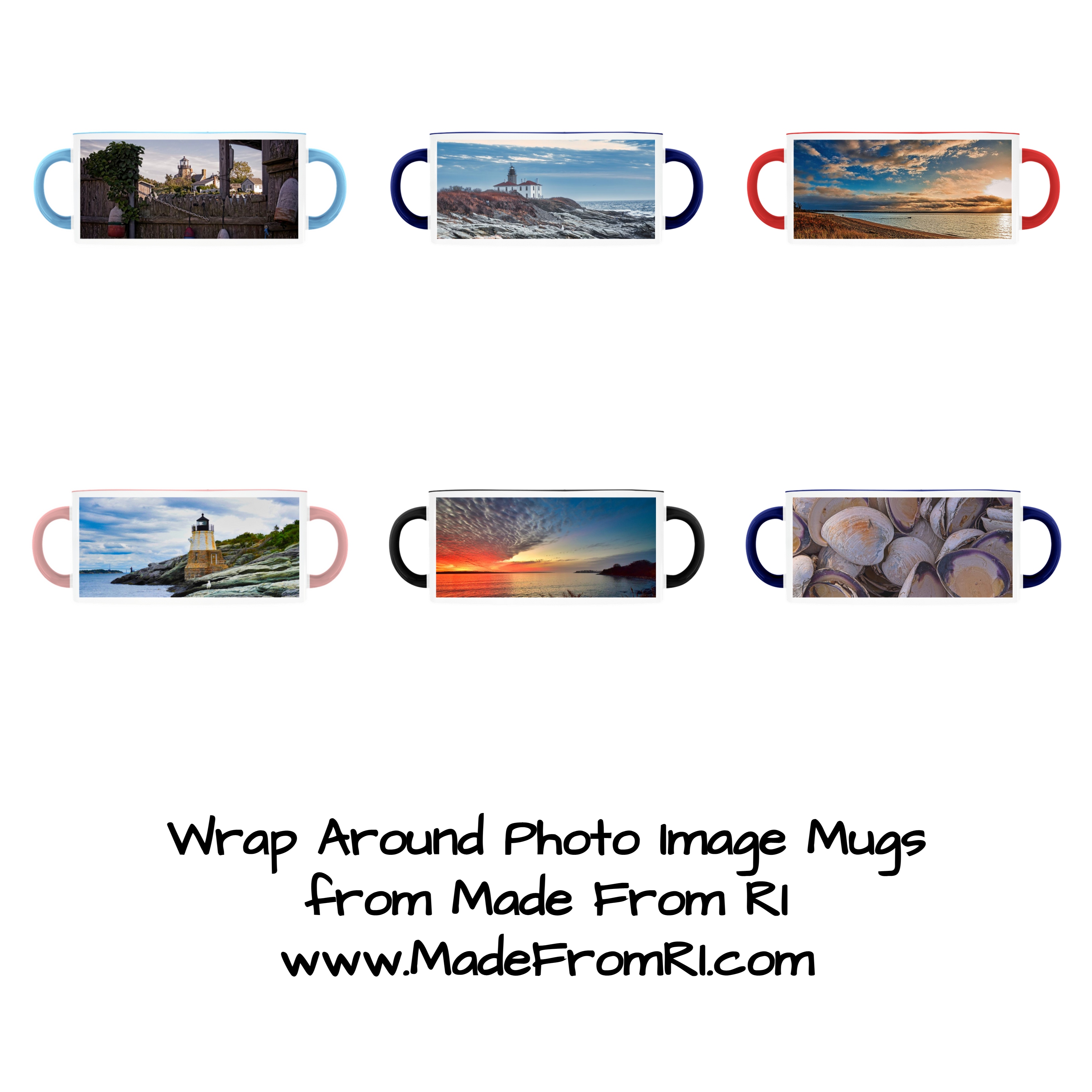 Wrap Around Photo Image Mugs